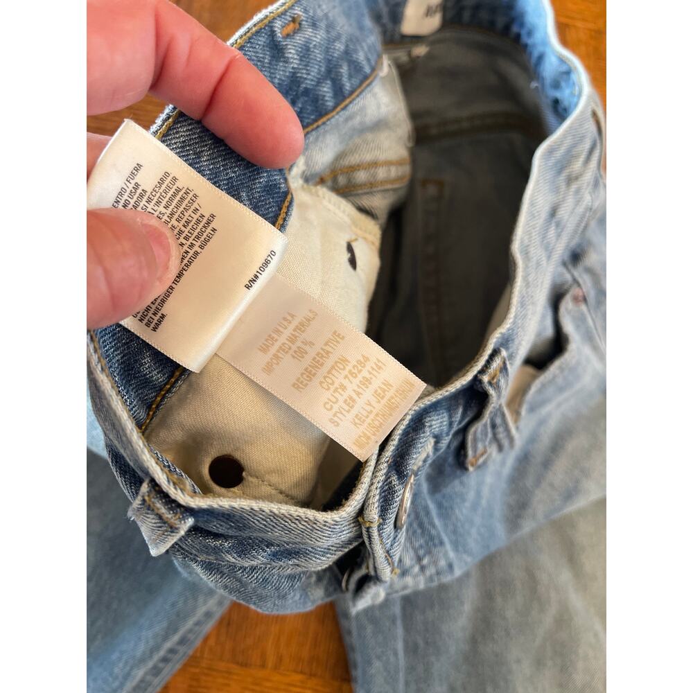 AGOLDE BUSTED KNEE KELLY JEAN SIZE 26 - Picture 6 of 7